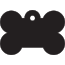 Large Bone - Black (image for) Large Bone - Black